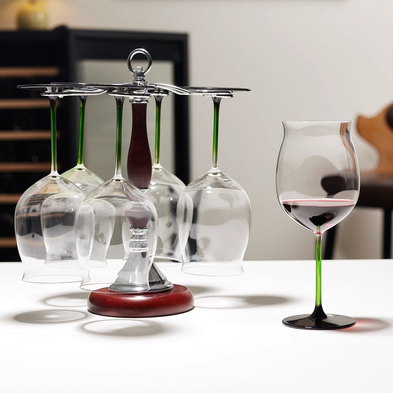 土耳其Nude努德红领结水晶玻璃勃艮第杯波尔多轻奢高档彩杆红酒杯,淘宝优惠券,粉丝福利购,淘宝优惠卷