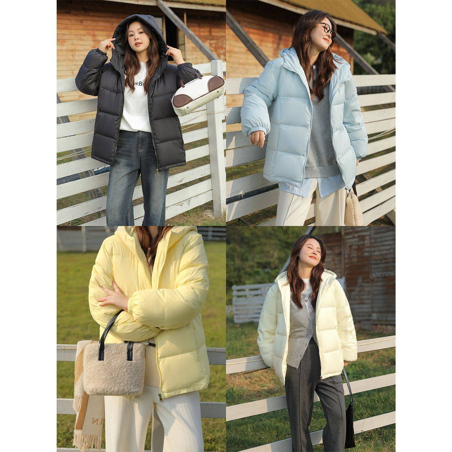 DM100大码女装微胖mm冬新款保暖石墨烯发热羽绒服连帽外套,淘宝优惠券,粉丝福利购,淘宝优惠卷