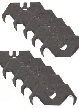 10pcs Heavy Duty Steel Hook Blades Utility Spare Parts Pocke