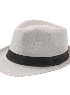 2019 New Spring Summer Retro Men	s Hats Fedoras Top J