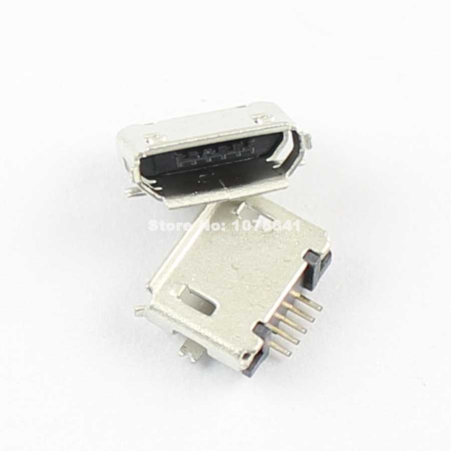 20 Pcs Micro USB B Type Female 5 Pin SMT Long Pin Socket Con - 图3