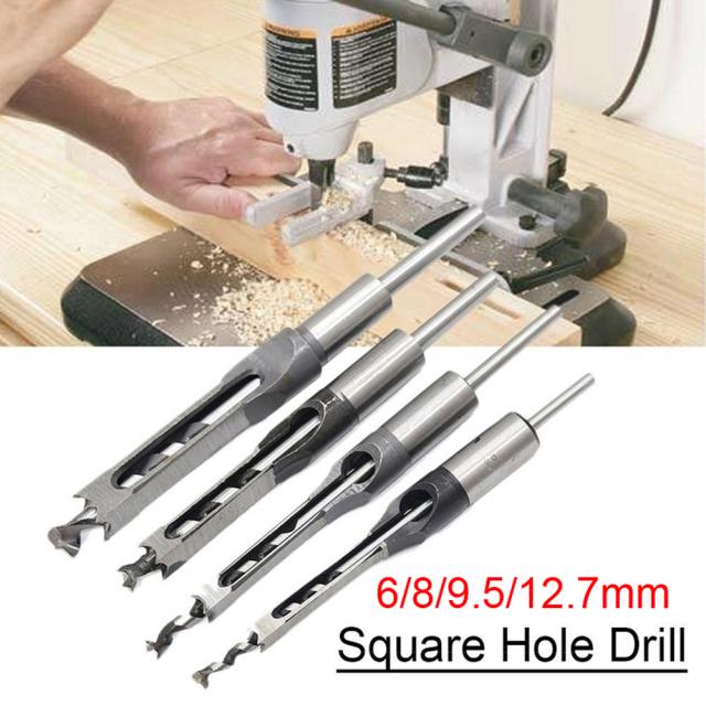 6/8/9.5/12.7mm HSS Square Hole Drill Bit Auger Bit Steel Mor - 图1