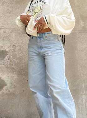 Women	s Pants Baggy Jeans Women 2021 Fashion Denim Tr