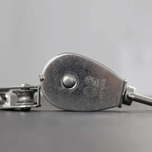 35ED Single Double Pulley M20 Block Stainless Steel 304 Anti - 图0