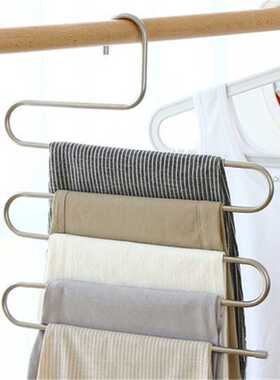 Trousers Hanger Bathroom Organizer Clothes Closet Belt Hol