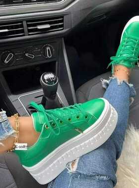 woman plus size for Sneakers white jogging Flat Shoes Women