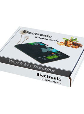 5kg 1g LCD Digital Kitchen Scale Toughened Glass Household F