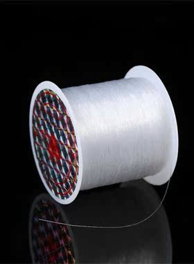 1Roll 0.2-0.8mm Non-Stch Nylon Clear Chain Wire Fishing Line