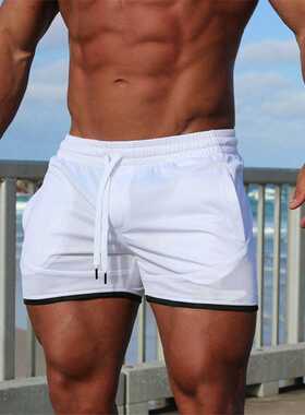 2021 new ser men's sports beach shorts fashion bodybuildi