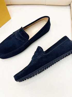 Hot Sale Men's Drvng Shoes Classc Slp-On Lghtweght Bla