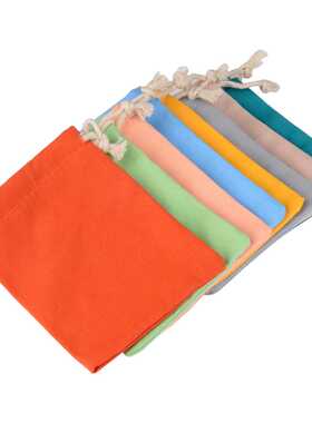 10pcs/lot Natural Cotton Bags 8 Colors For Selection Fit For