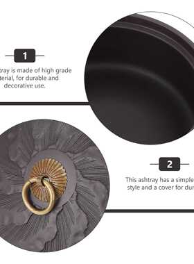 1Pc Innovative Ceramic Ashtray Desktop Ash Tank Decorative