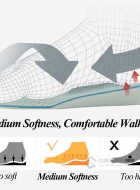 *Height increase insoles shock absorption buffer Elevator in