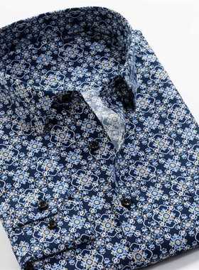 Men's Printed Shirt 2022 Autumn New Fashion Casual Loose Haw