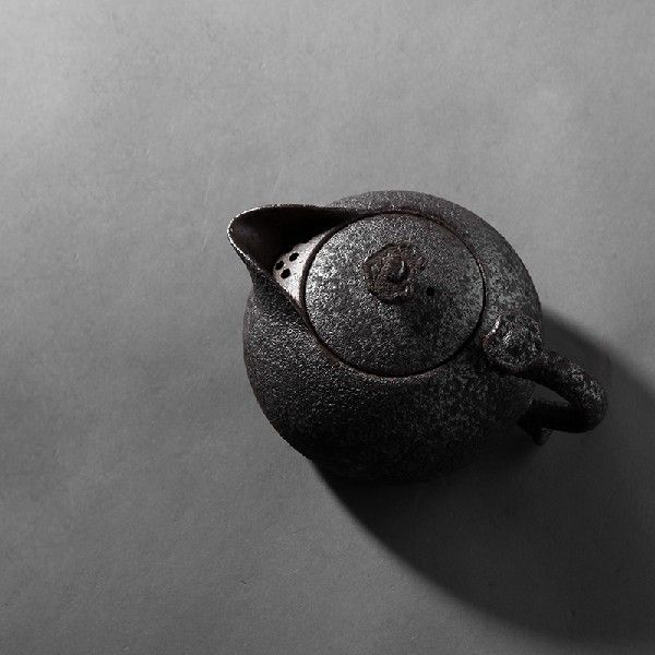 China rusty glaze ceramic handmade teapot tea pot porcelain - 图0