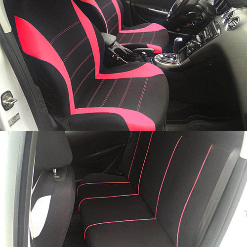 Aimaao Car Seat ver Plain Fabric Bicolor Stylish Car Accesso - 图2