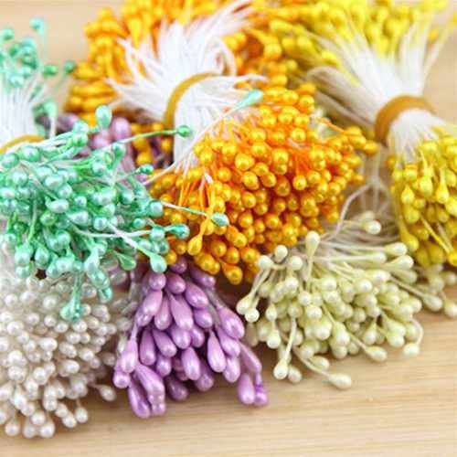 150pcs 55mm Mn Stamen Handmade Artfcal Flowers For Wedd - 图0