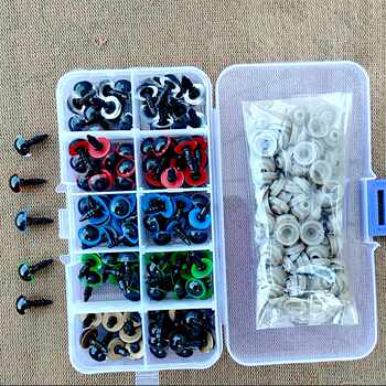 100PCS 8-12mm Mix Color Plastic Animal Safety Eyes ສໍາລັບຫຼິ້ນ