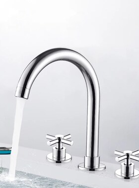 Black Basin Faucets Brass Polished Chrome Deck Mounted Bath