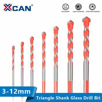 Drill Bit Multi-function Triangle Drill for Ceramic Tile, C