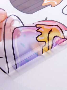 Cartoon Kitchen Refrigerator Door Stickers Decorative