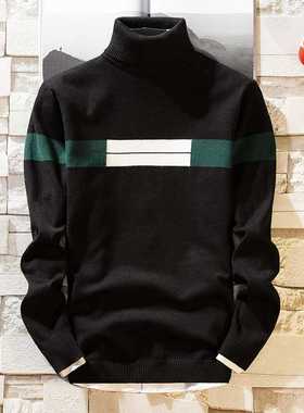 2021Autumn New Men's Turtleneck Sweaters Pullover Ma