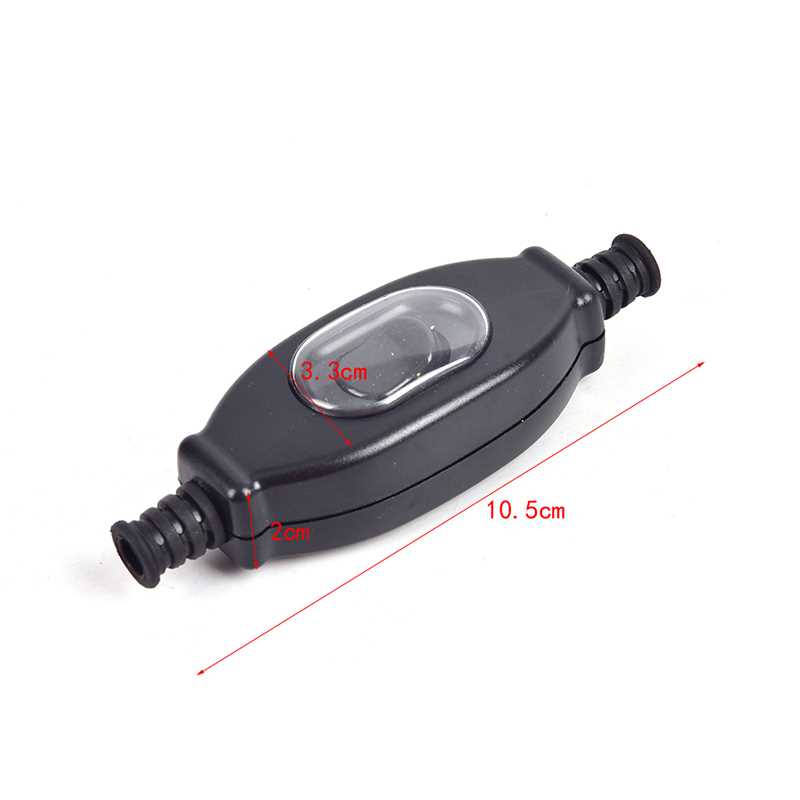 204 IP65 Waterproof In Line Switch 3A 250V Cord Switch Round - 图3