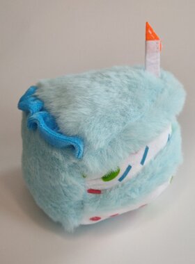 Creative Pet Plush Toy Dog Birthday Cake Plush Toy Cats