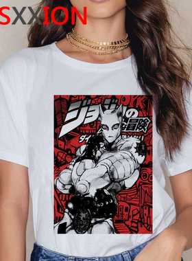 Jojo's Bizrre dventure Funny Crtoon T Shirt Men Summer C