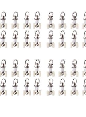 Pack of 20 Aluminum Alloy Ceiling Mount Curtain Track