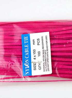 Free shipping 100pcs 4 * 150mm Self-locking nylon cable ties