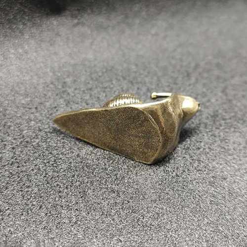 Solid Pure Brass Snail Figurines Miniature Simulation Animal - 图2