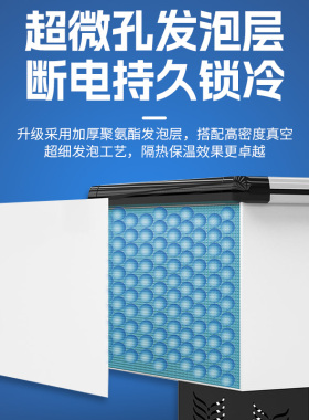 大容量冷藏展示柜保鲜冷冻两用