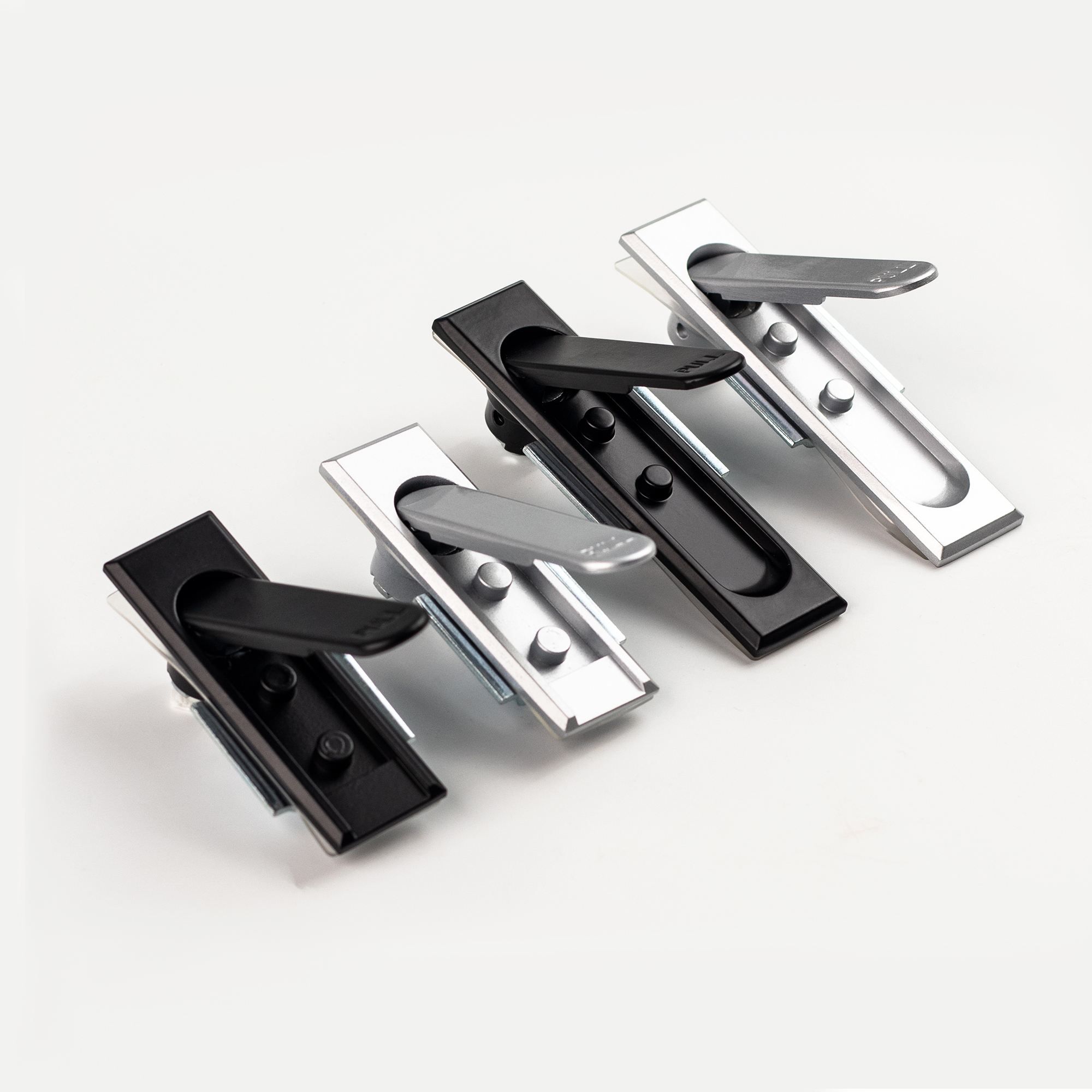 配电箱柜门平面锁MS717-1-2机箱机械门锁执手转舌锁设备不锈钢锁 - 图0