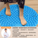 Round foot massage pad with enlarged and thickened acupressure board