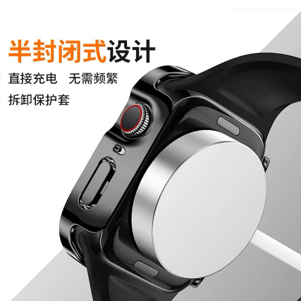 适用apple iwatch11防水防摔手表壳保护套s10直边膜一体苹果ultra - 图2
