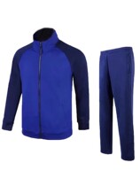 Printemps Automne Digestion Style dhiver Entraîneurs anti-conditionnement Blouse Long Pants Long Pants Suit Blue Rescue Fire Sport Suit Men