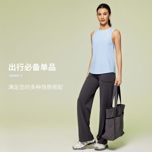 速干透气无袖运动背心女Women’s Sleeveless Yoga Fitness Top - 图0