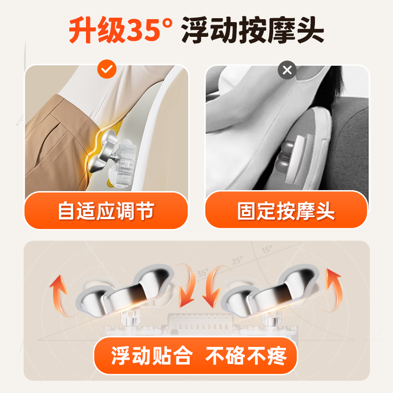 兔唯乐已接入米家app腰部按摩器颈椎背部按摩仪按摩靠垫生日礼物,淘宝优惠券,粉丝福利购,淘宝优惠卷