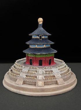 北京天坛建筑模型树脂摆件景点旅游纪念品送朋友伴手礼天安门模型
