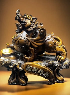 招财貔貅家居玄关摆件