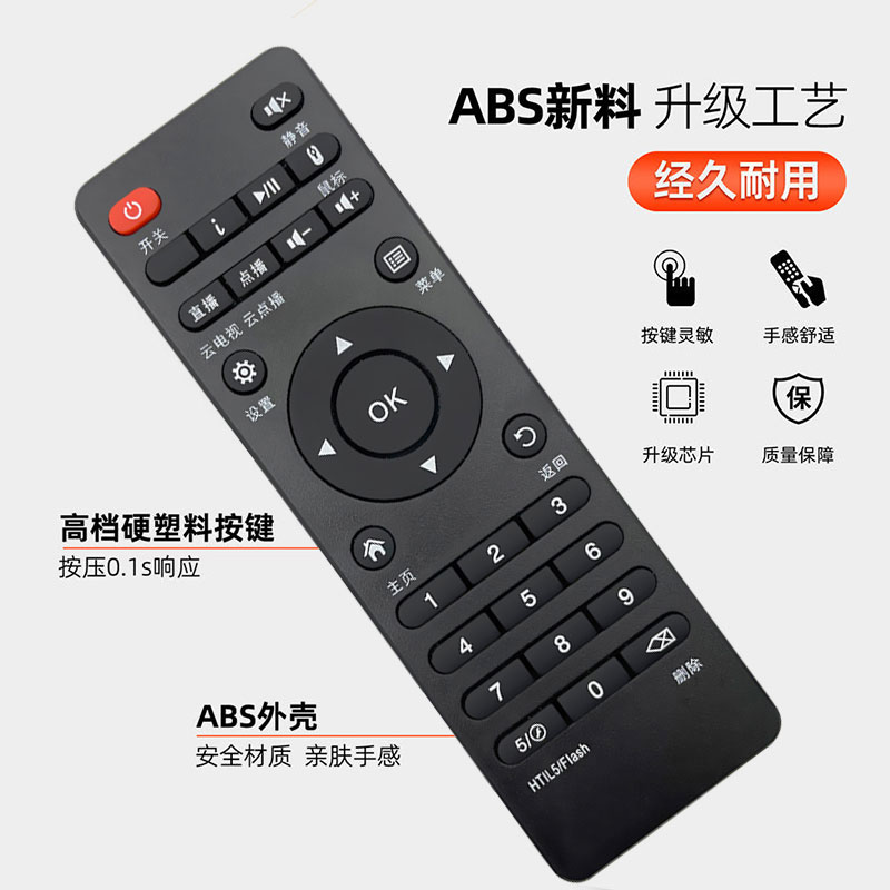 适用奇异果TV网络播放器机顶盒遥控器V8 V5 V6 X68 K11 I5 T6 I3-图1