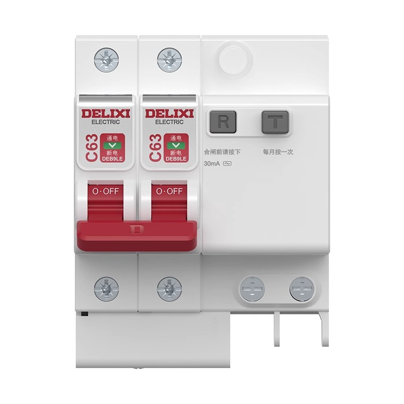 德力西漏电保护器DEB9LE空气开关断路器2P63A32a空开漏保电闸家用-图3