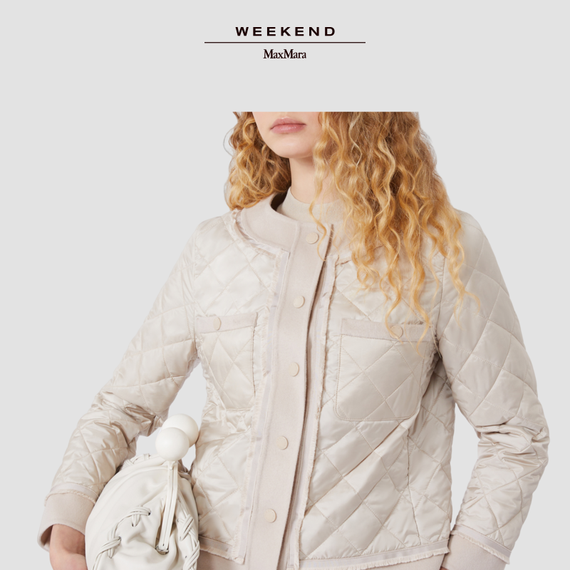 Weekend MaxMara 2026早春新款女装短款绗缝棉服外套5481066106&,淘宝优惠券,粉丝福利购,淘宝优惠卷