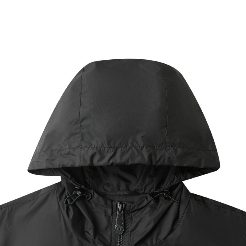 PP意大利男装2023春季新款时尚百搭连帽单茄克休闲简约夹克外套男,淘宝优惠券,粉丝福利购,淘宝优惠卷