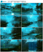 Jiangnan Smoke Rain Monmont Annual Conference Song Opening Finished Music Gala Accompaniment Led Background Video Material