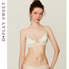 Mulberry silk underwear women's summer thin French silk bra