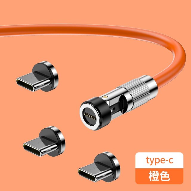 540 rotating magnetic data cable 120W fast charging