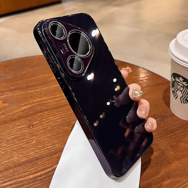 Huawei Pura70Pro mobile phone case with lens film