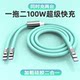 Typec data cable two-in-one PD100W fast charging